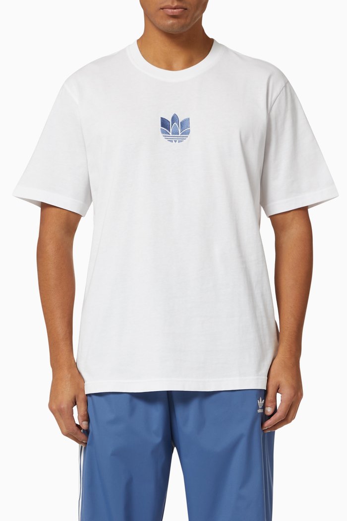 

Loungewear Adicolor 3D Trefoil T-shirt, White