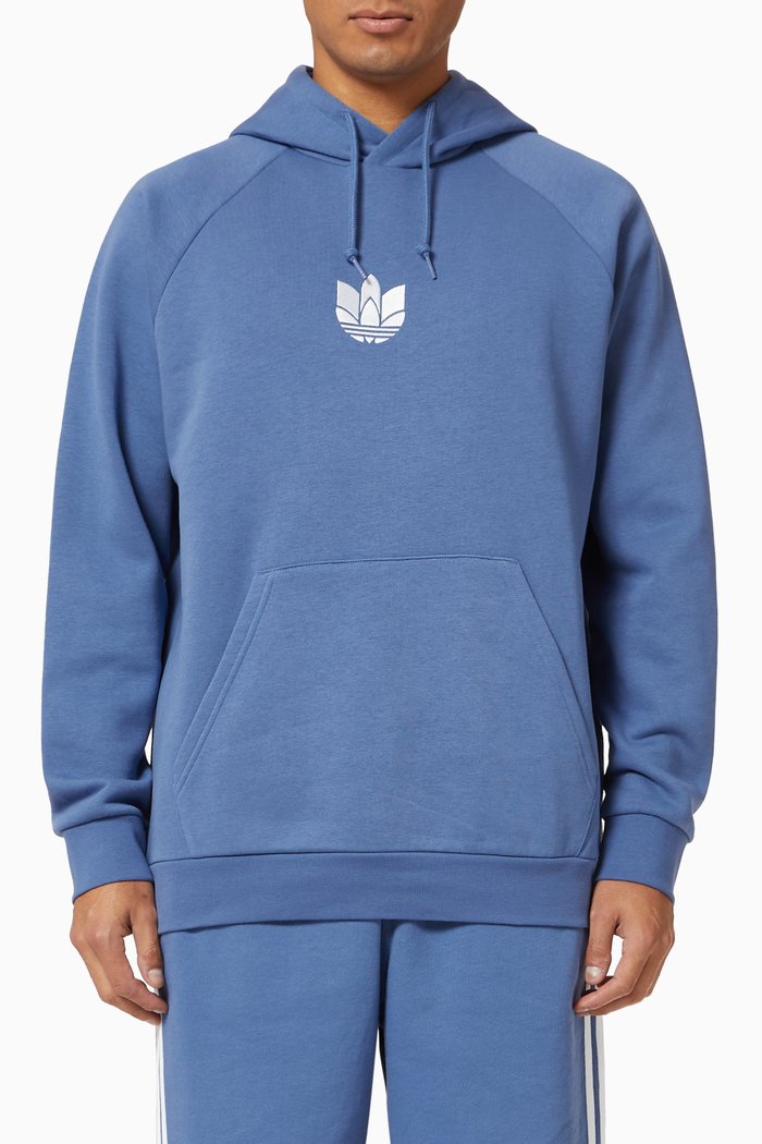 

Loungewear Adicolor 3D Trefoil Graphic Hoodie, Blue