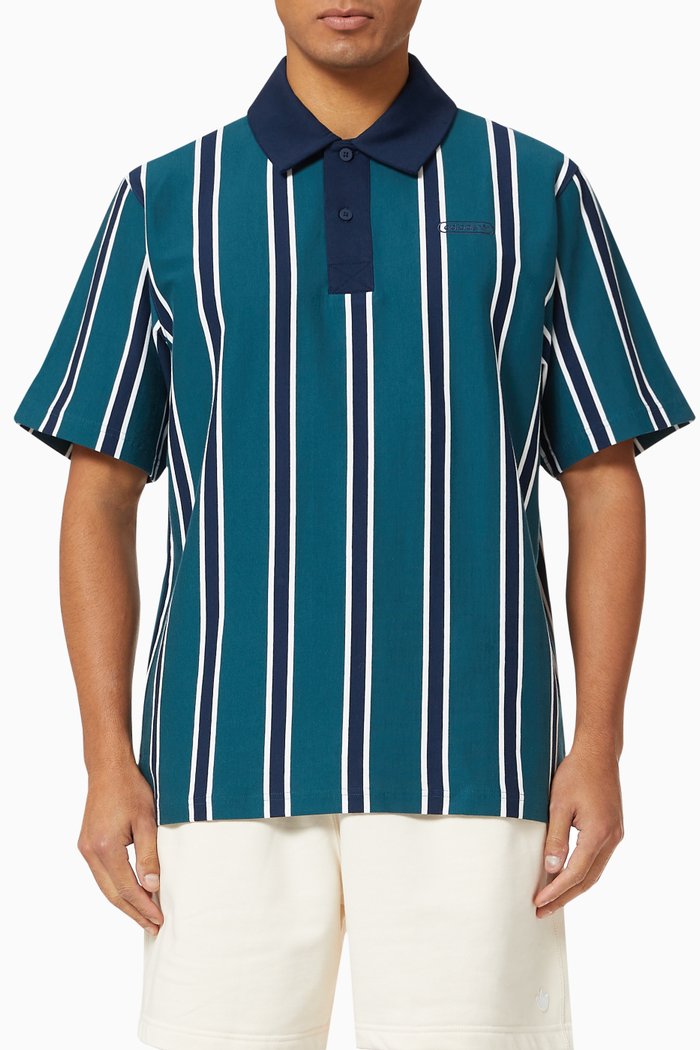 

Stripes Polo Shirt, Blue