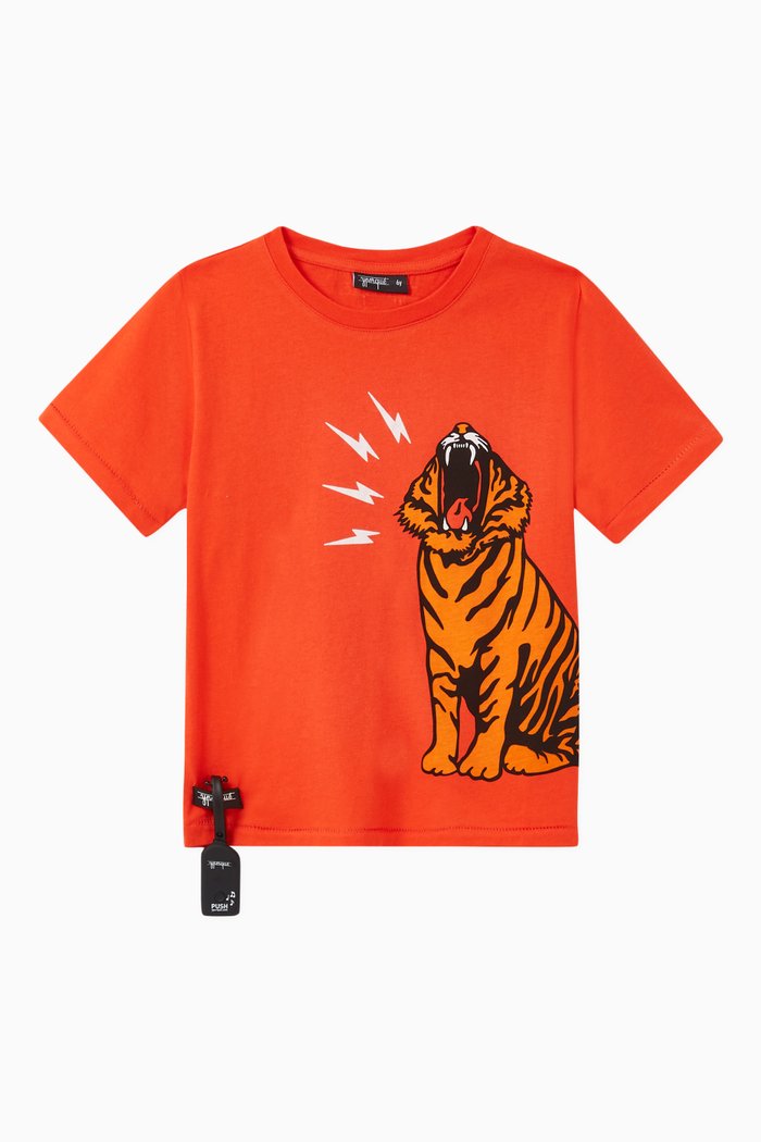 

Tiger Sound Jersey T-shirt, Orange
