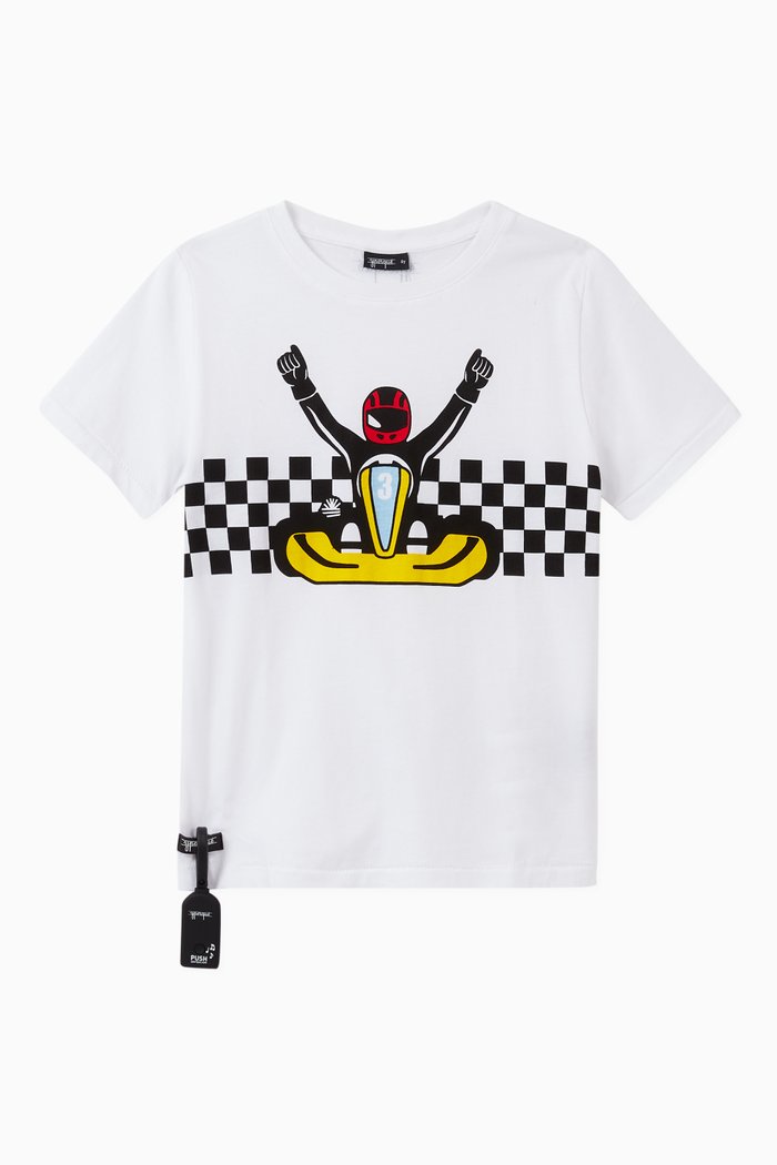 

Go Kart Sound Jersey T-shirt, White