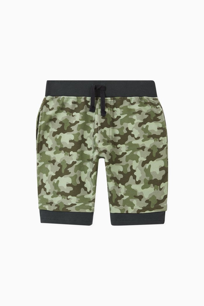 

Camo Plush Shorts, Multicolour