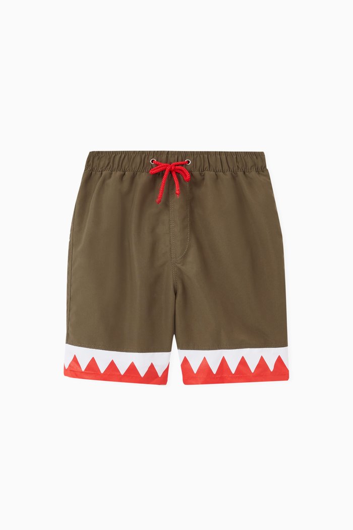 

Animal Swimming Trunks, Green