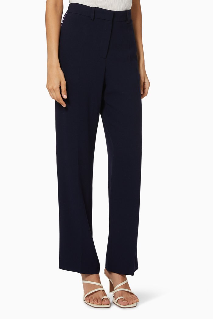 

Crepe Suit Trousers, Blue