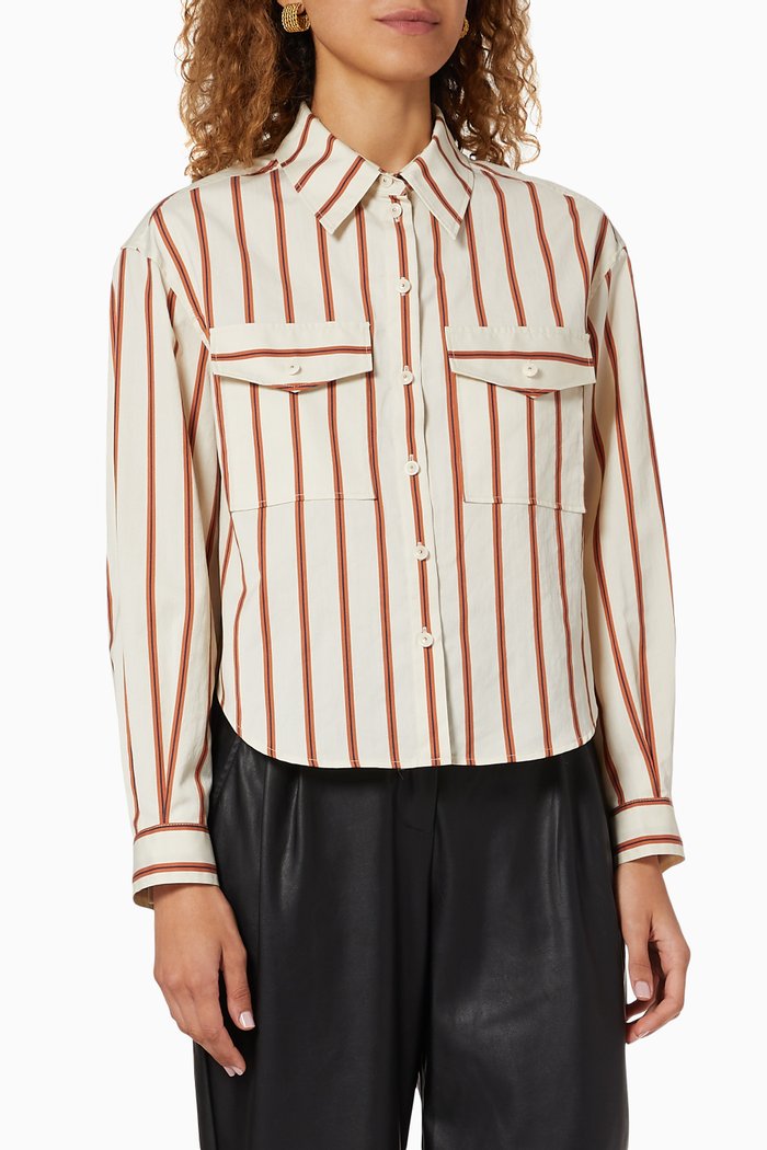 

Compte Striped Shirt, Neutral
