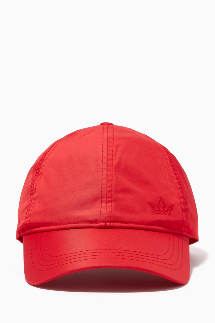 

Stellar Baseball Cap in Nylon, Red