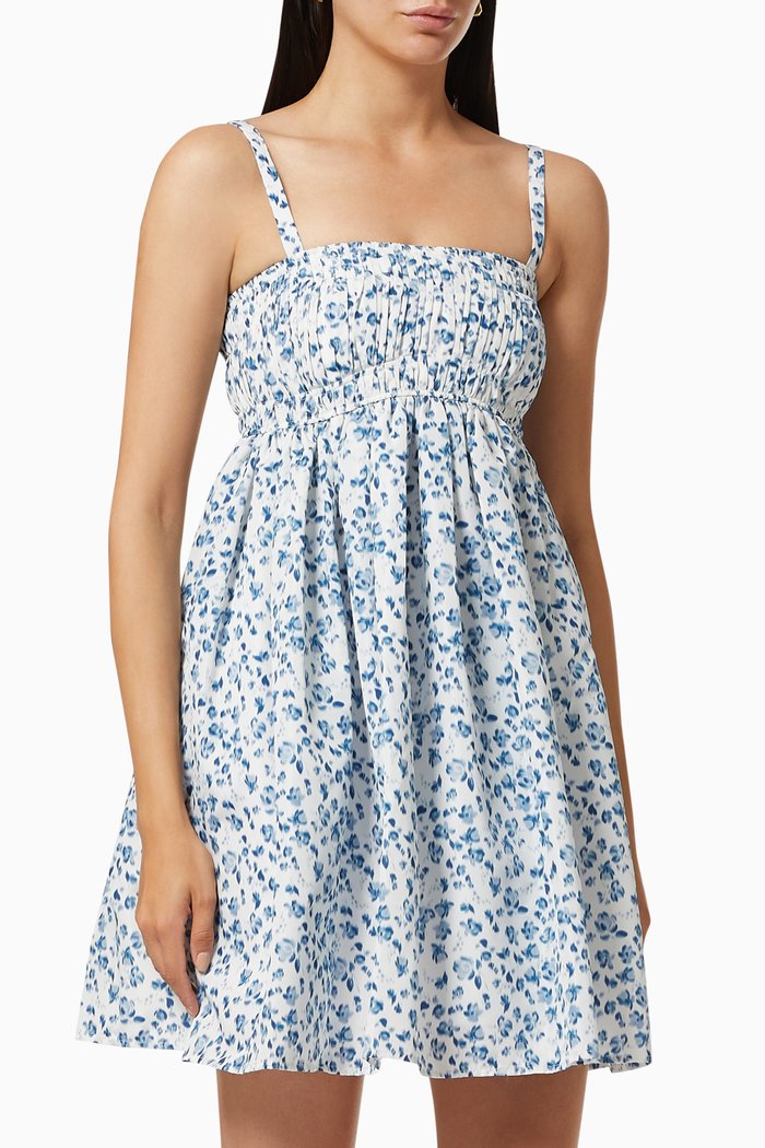 

Floral Print Dress, Neutral
