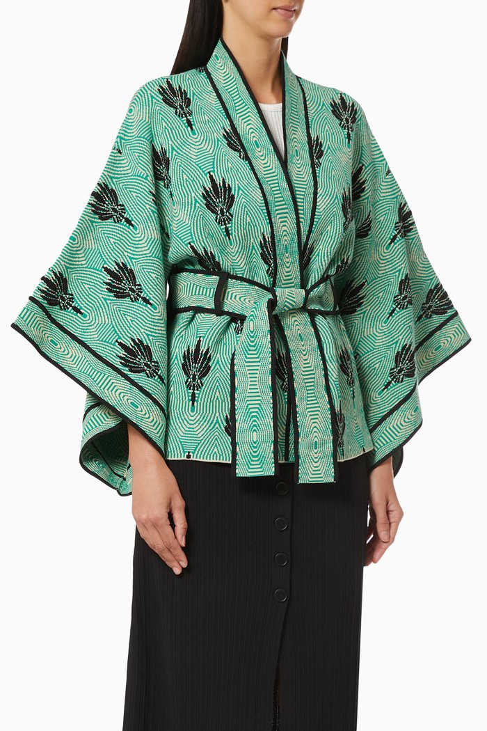 

Kimono Style Cardigan in Cotton, Neutral