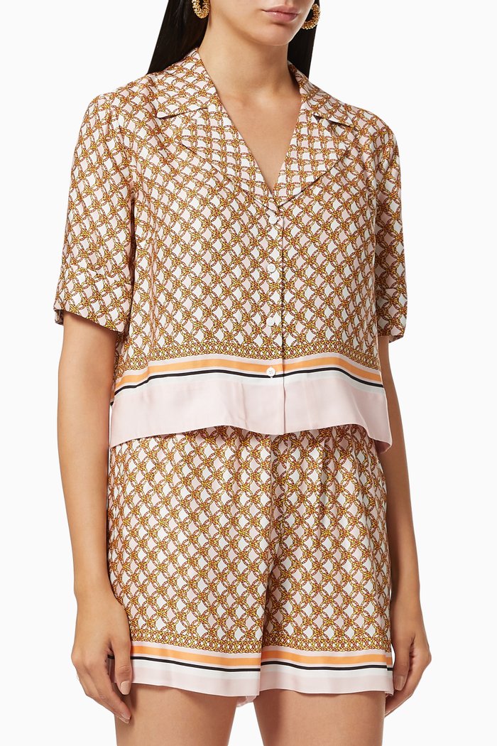 

Chain Print Shirt, Neutral