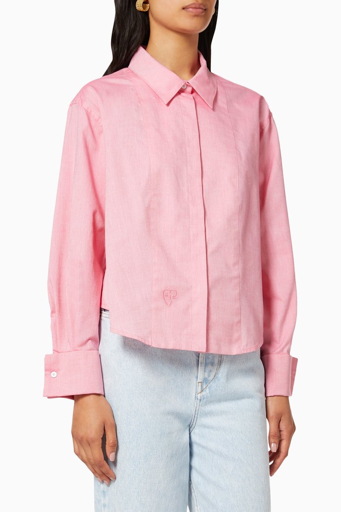 

Cambria Cotton Shirt, Red