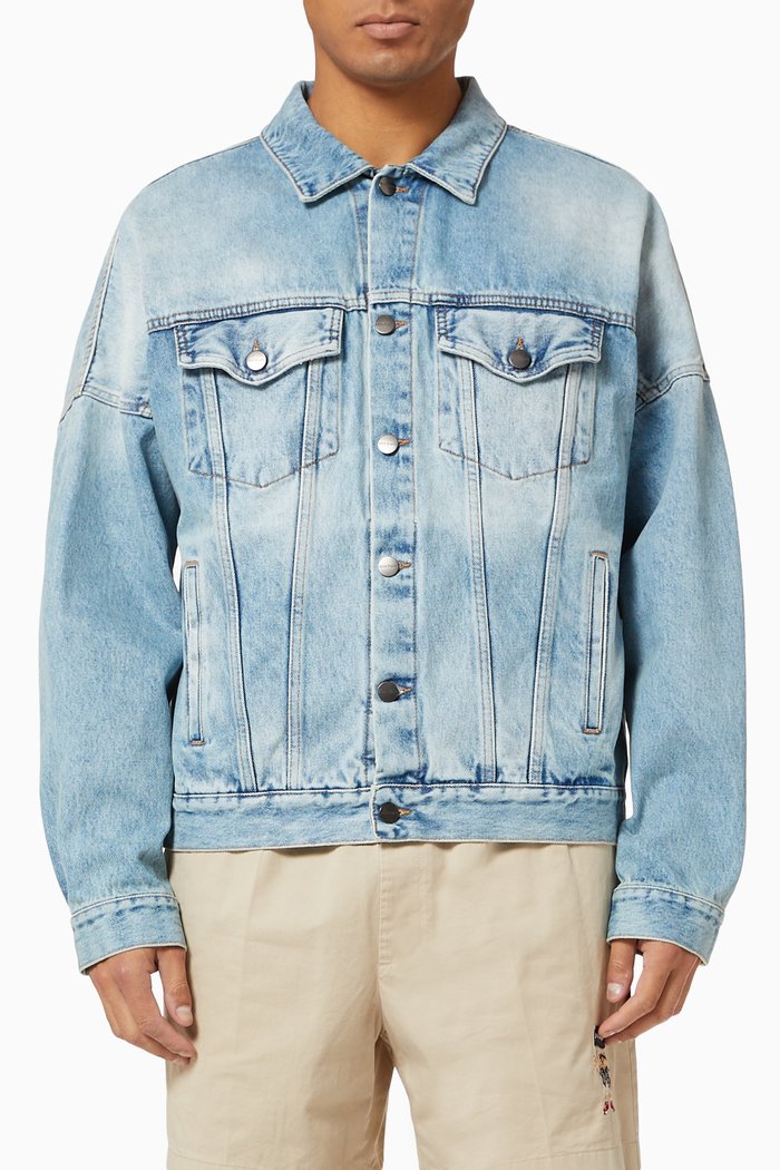 

Pirate Bear Jacket in Denim, Blue