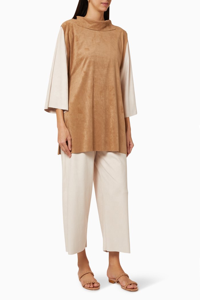 

Vest Jacket Set with Top & Pants, Multicolour
