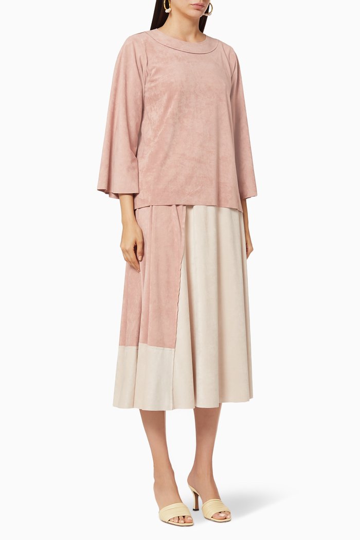 

Contrasting Layers Set, Pink