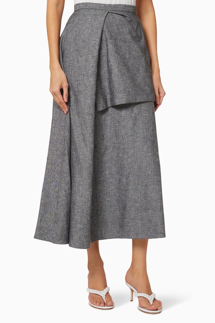 Layered Skirt, Grey