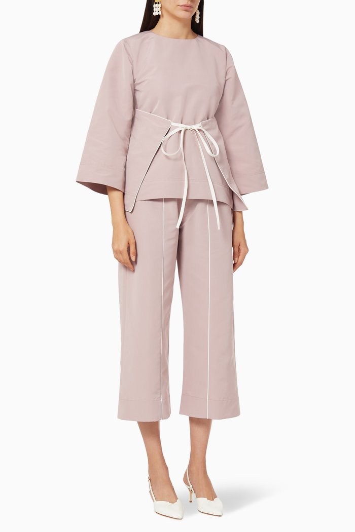 

Layered Crepe Set, Pink