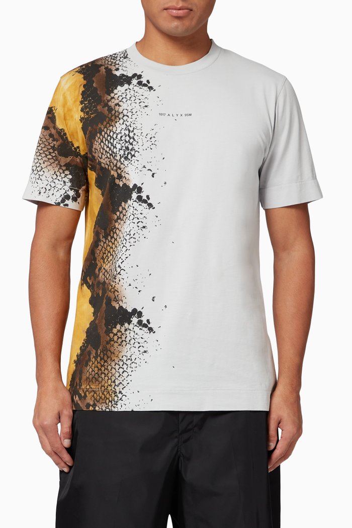 

Animal Print Cotton T-shirt, Multicolour