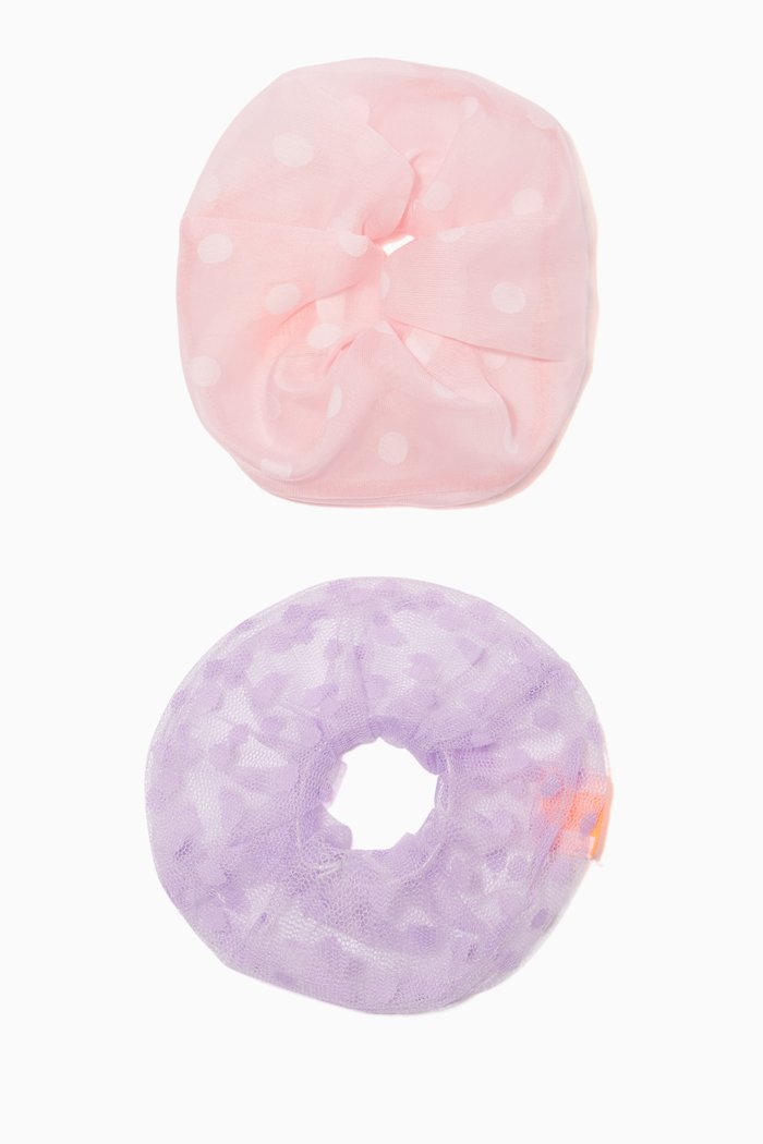 

Dot Scrunchie, Set of 2, Multicolour