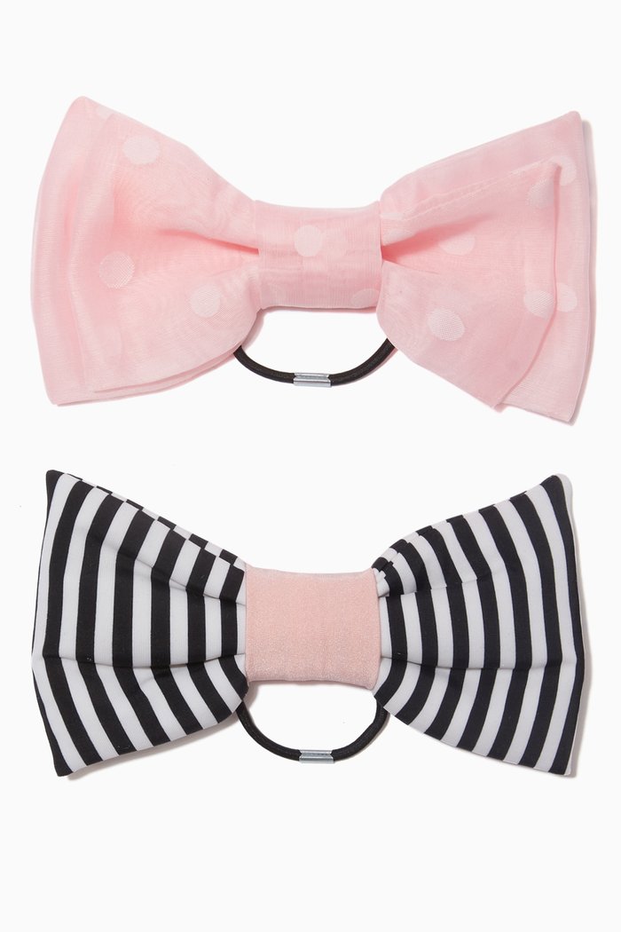 

Bow Fantastic Hair Tie, Set of 2, Multicolour