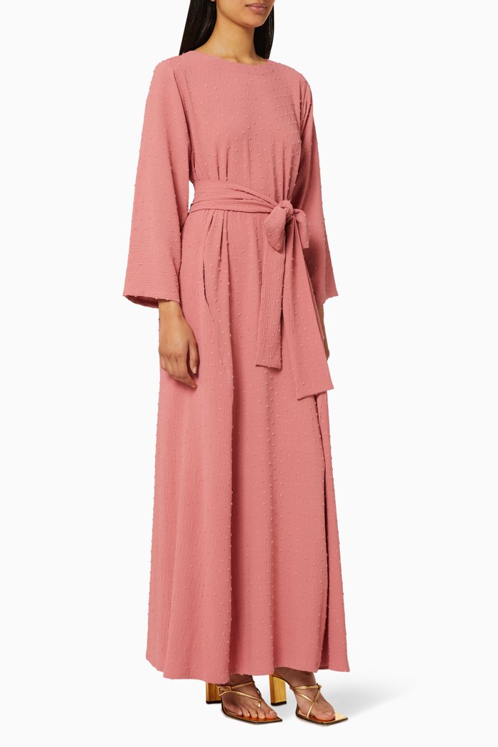 

Self-Tie Kaftan, Orange