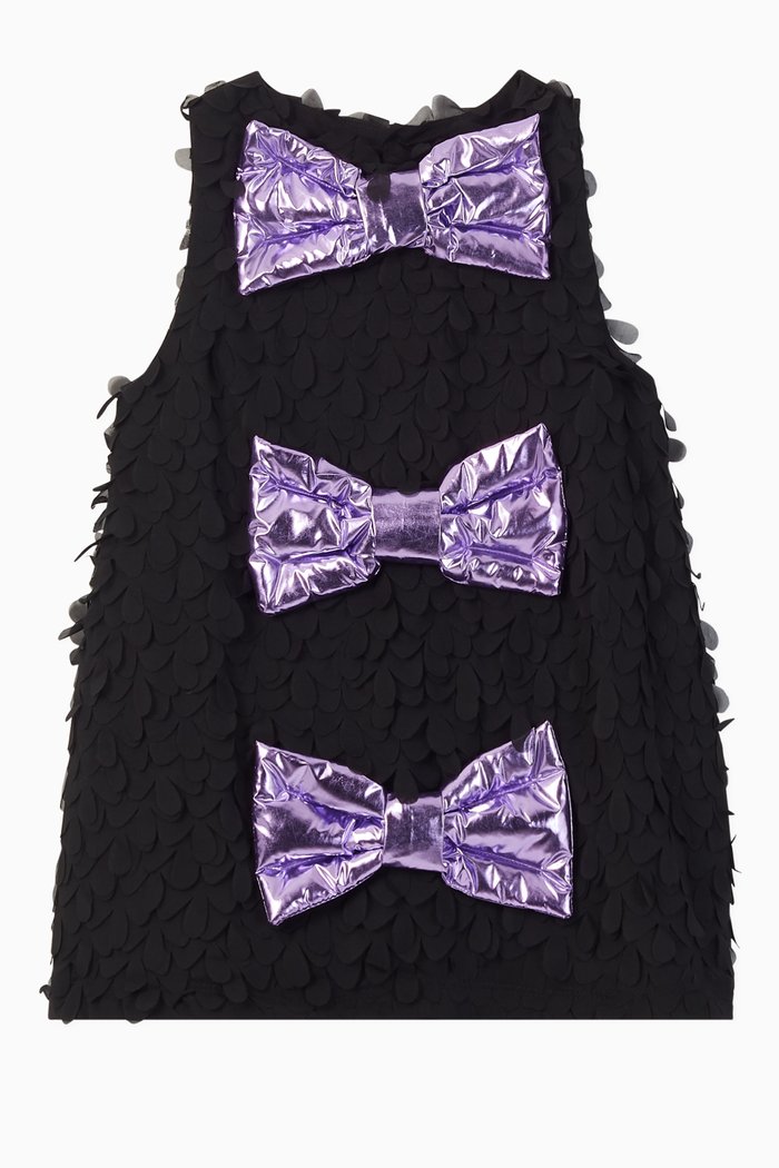 

Lively Lily Petal Dress, Black