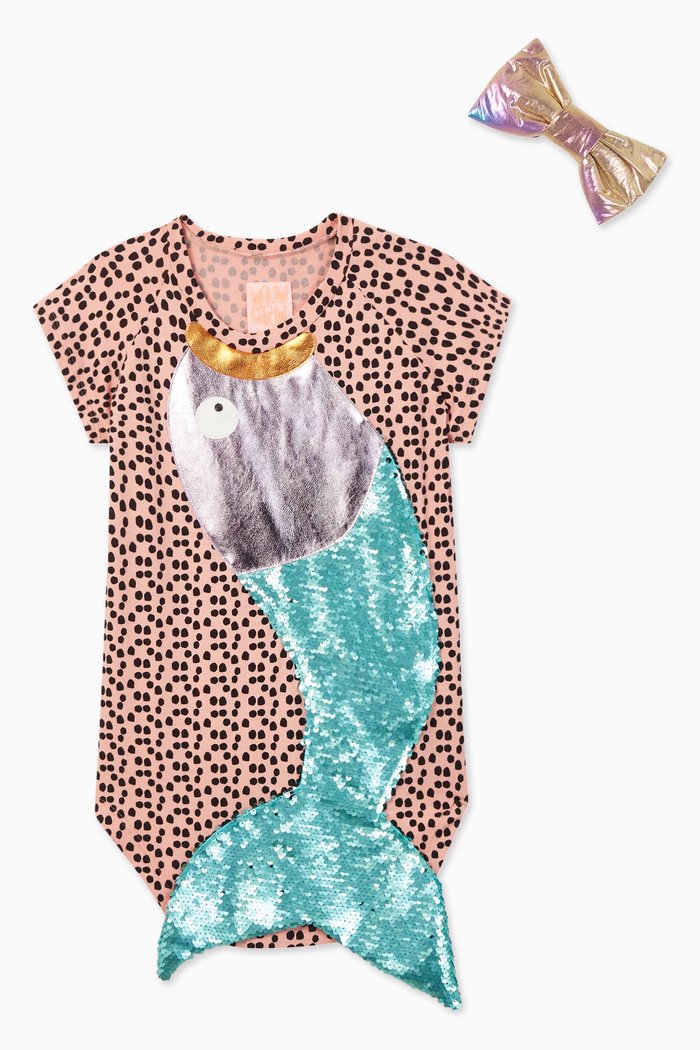 

Nova Splash Dotted Jersey Dress, Multicolour