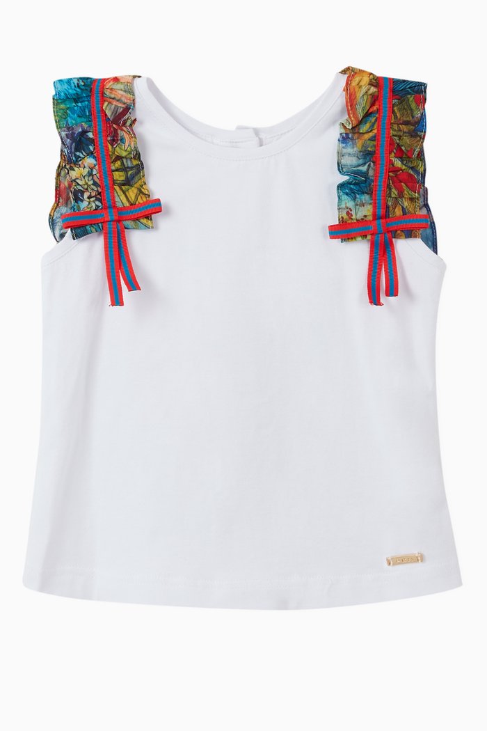 

Analia Jersey Top, White