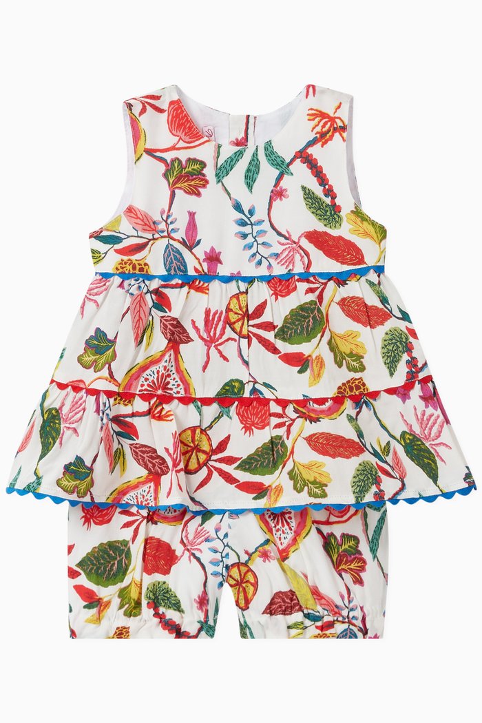 

Eliana Fruits Top & Bloomers Set, Multicolour