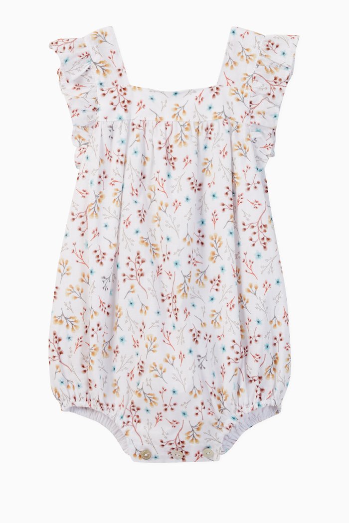

Vitor Floral Bodysuit, White