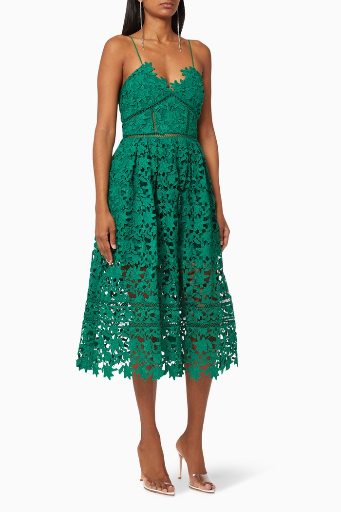 

Azealea Lace Midi Dress, Green