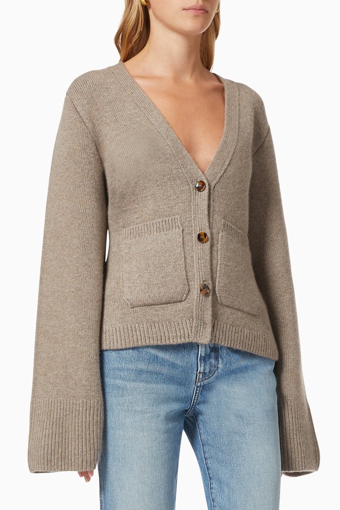 

The Scarlet Cardigan in Cashmere, Neutral