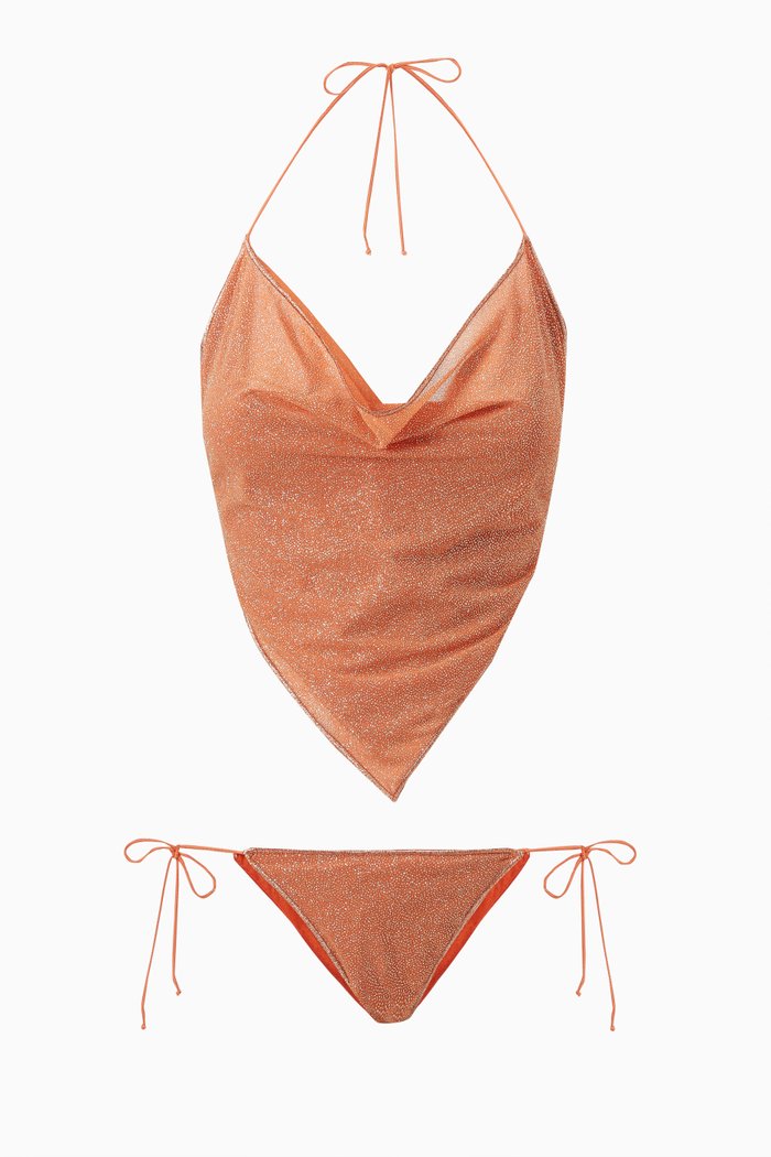 

Shine Bandana Bikini Set, Orange
