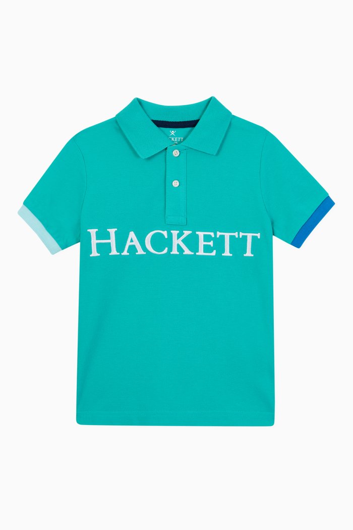 

Hackett Cotton Polo Shirt, Green
