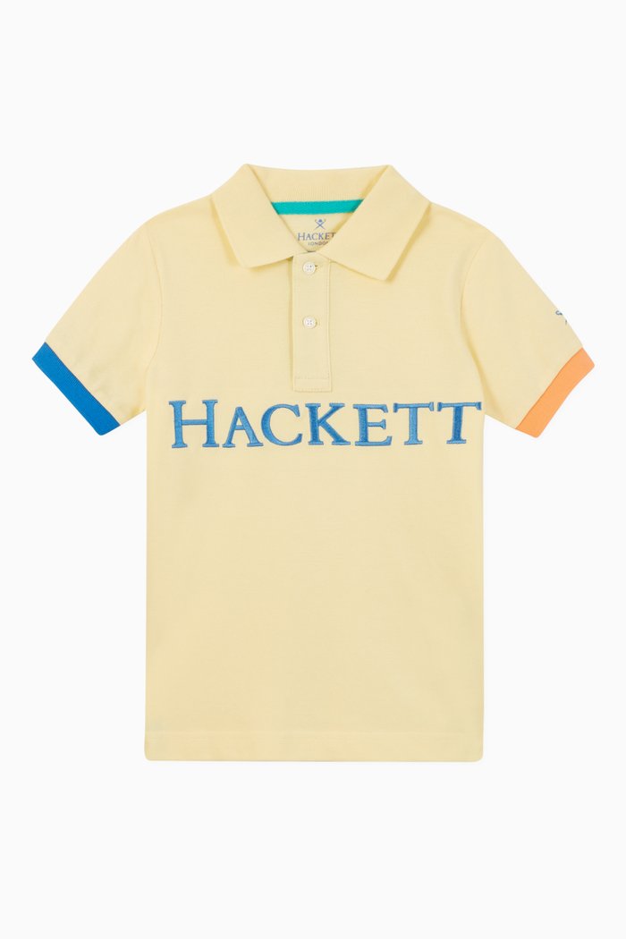 

Hackett Cotton Polo Shirt, Yellow