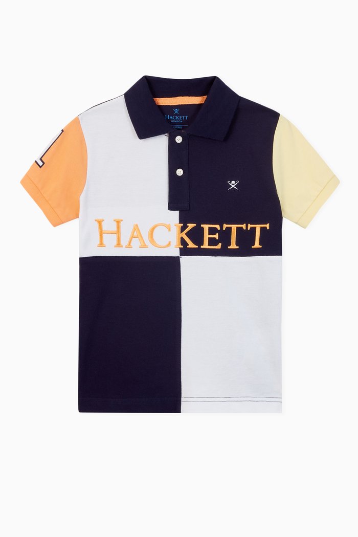 

Hackett Colour-Block Polo Shirt, Multicolour