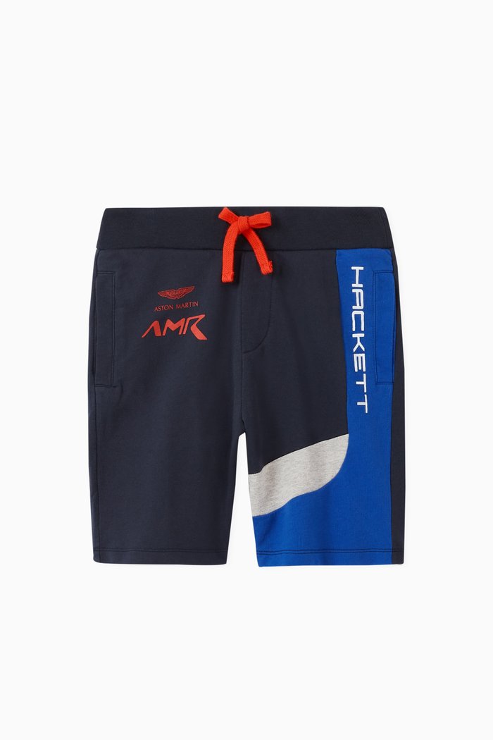 

Aston Martin Racing Shorts in Cotton Jersey, Blue