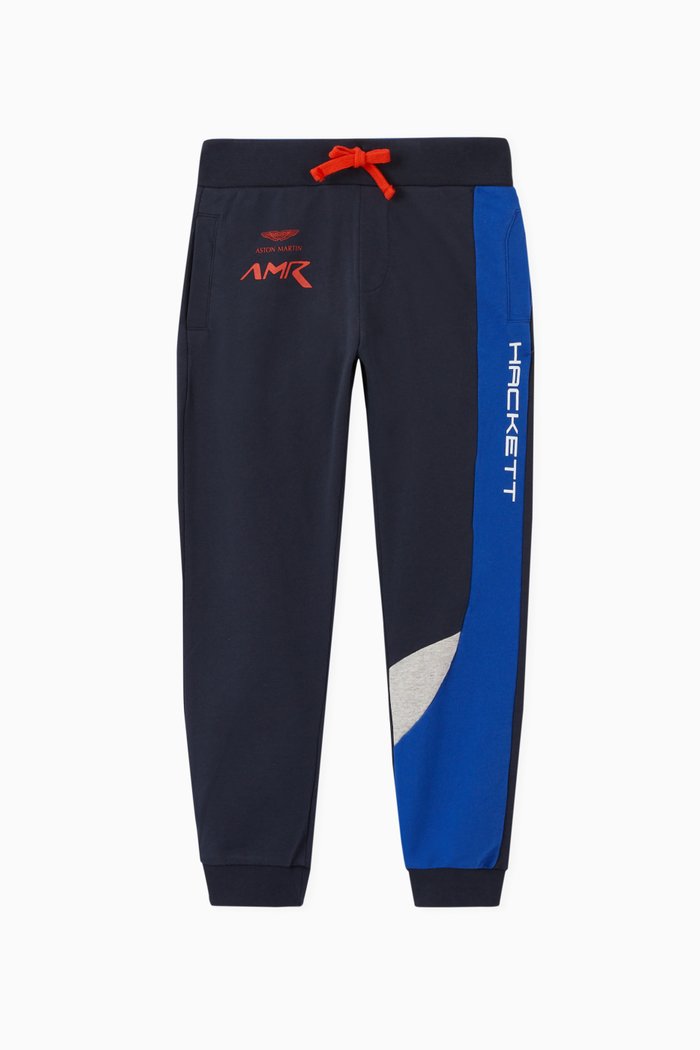 

Aston Martin Racing Sweatpants in Cotton Jersey, Blue