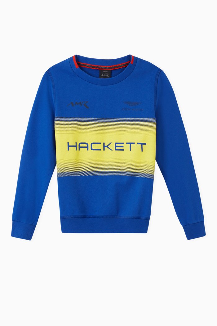

Aston Martin Racing Sweatshirt in Cotton Jersey, Blue