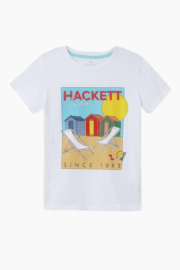 

Beach Hut Jersey T-Shirt, White