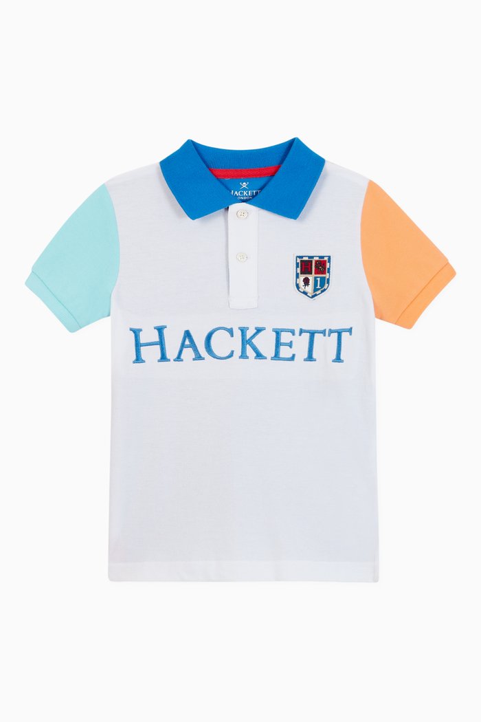 

Hackett Cotton Polo Shirt, White
