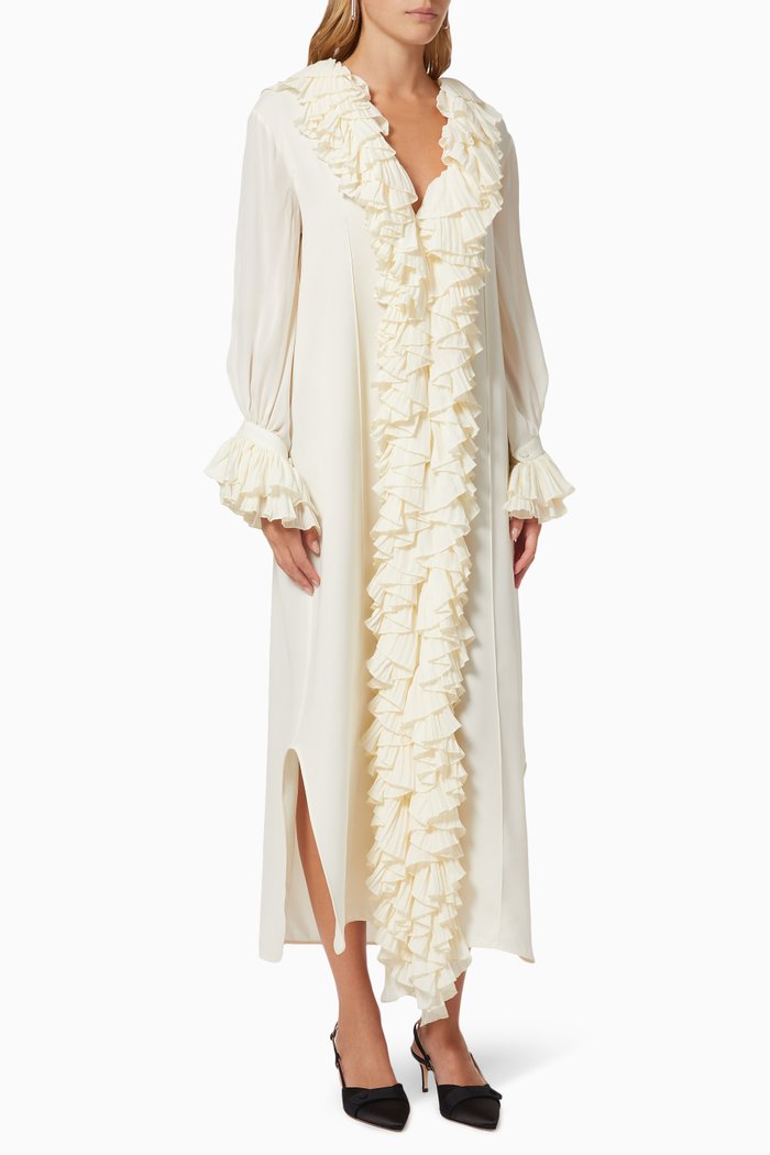 

The Rachel Dress in Silk, Neutral