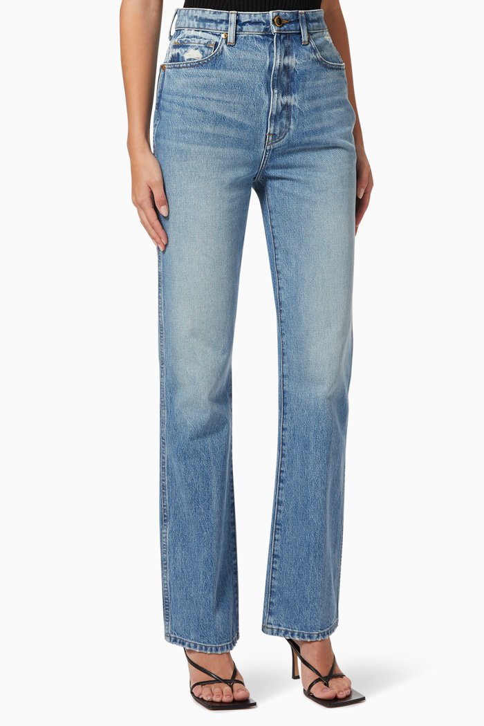 

The Danielle Jeans in Cotton, Blue