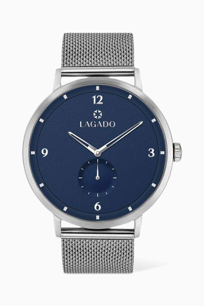 

Tempo Sky Mesh Watch, 41.5mm, Silver
