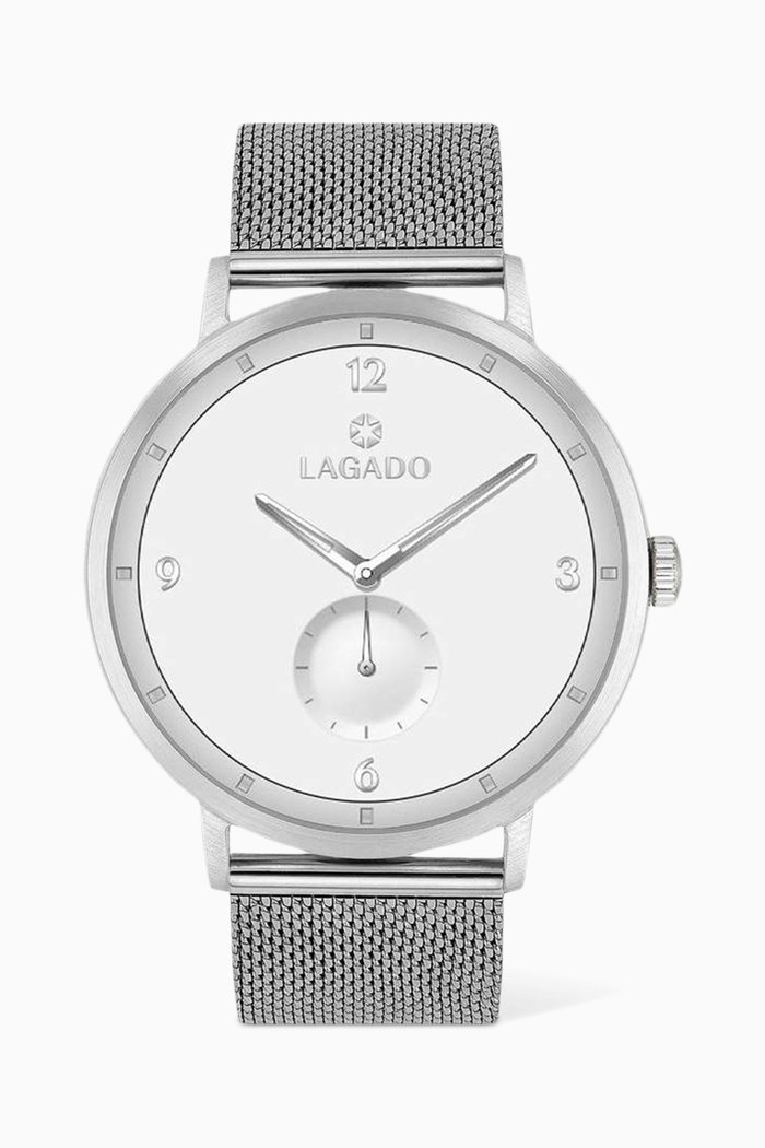 

Tempo Pure Mesh Watch, 41.5mm, Silver