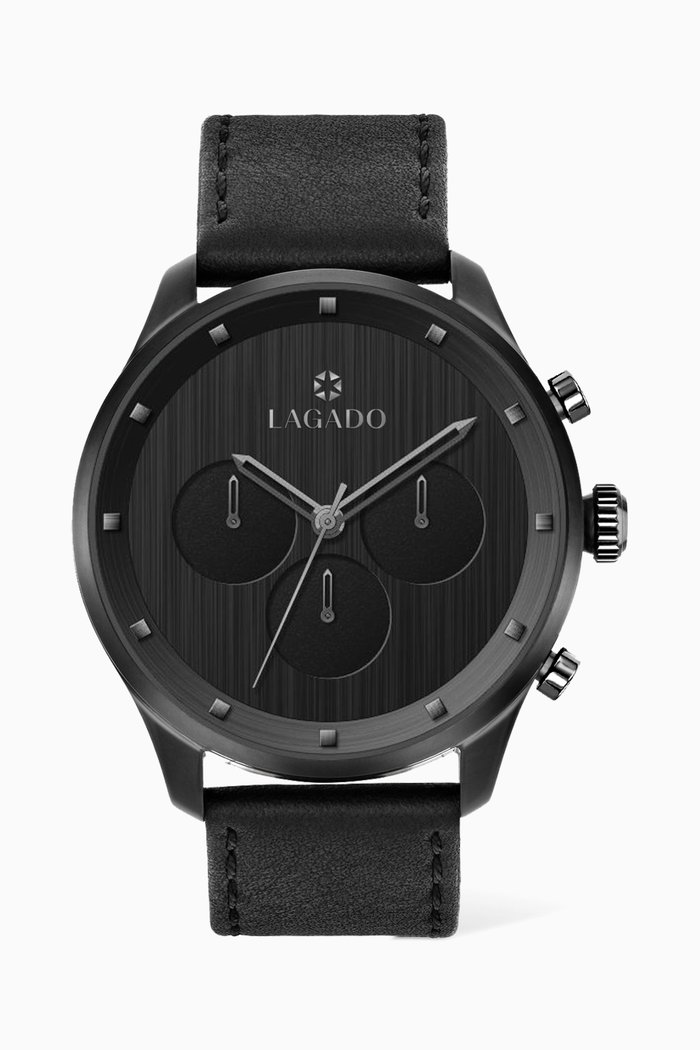 Evolve Bold Chronograph Watch, 44mm, Black