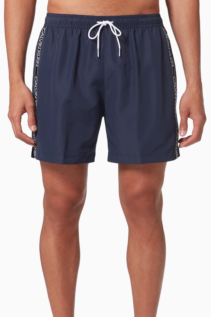 

Medium Drawstring Swim Shorts, Blue