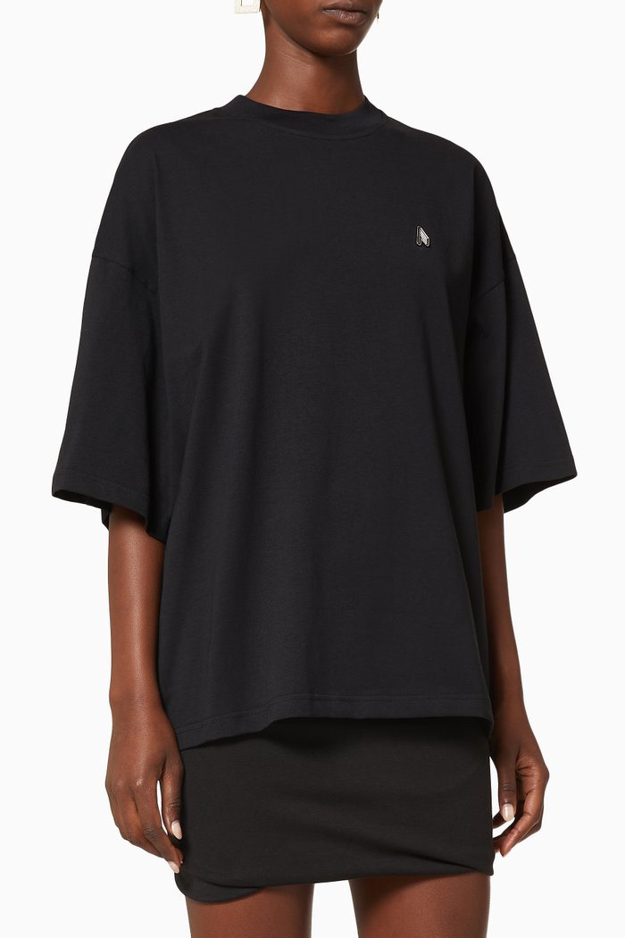 

Cara Cotton Jersey T-shirt, Black