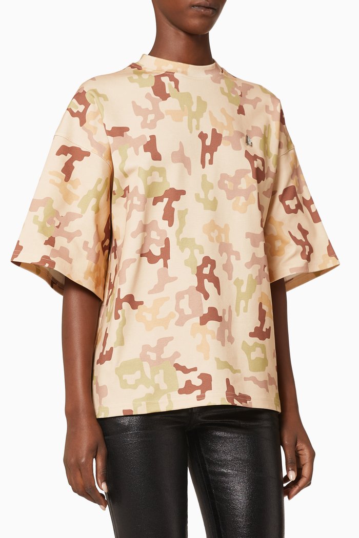 

Cara Cotton Jersey T-shirt, Neutral