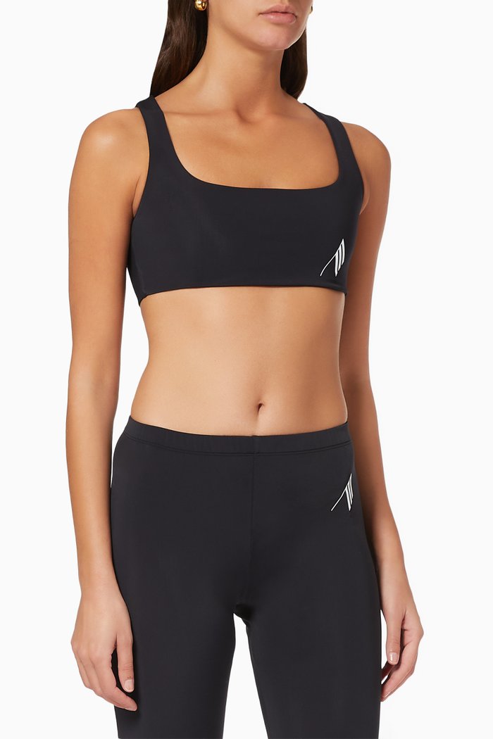 

Olga Top in Nylon, Black