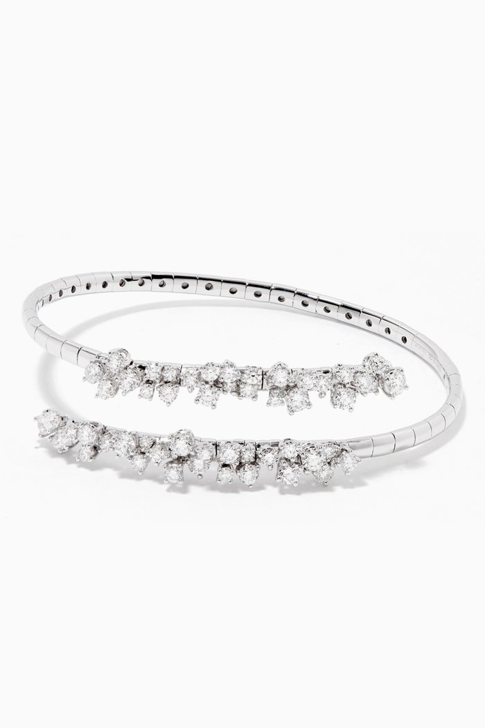 

Mimosa Diamond Bracelet in 18kt White Gold