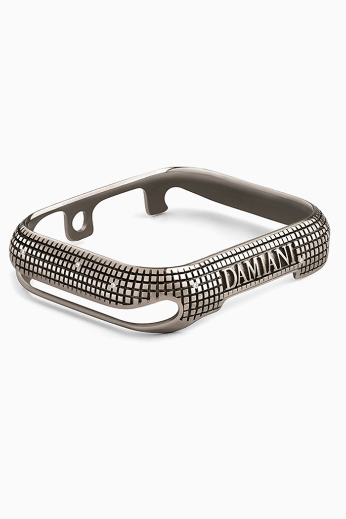 

Cover DAMIANI™ with Diamond Pavé in kt Gold compatible with the Apple Watch™*, 40mm, Black